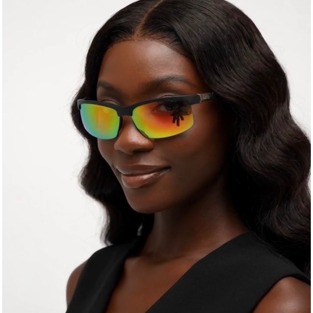 Women Sport Sunglasses Driving Shades Golf Mirrored Lens Ski Golfing Running New